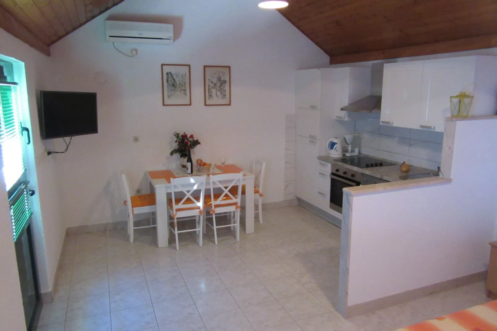 Holiday Home Oliva - Holiday House with Terrace and Sea View-Keuken