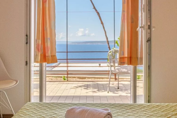 Rooms Sani - Double Room with Terrace and Sea View (S3)-Terras