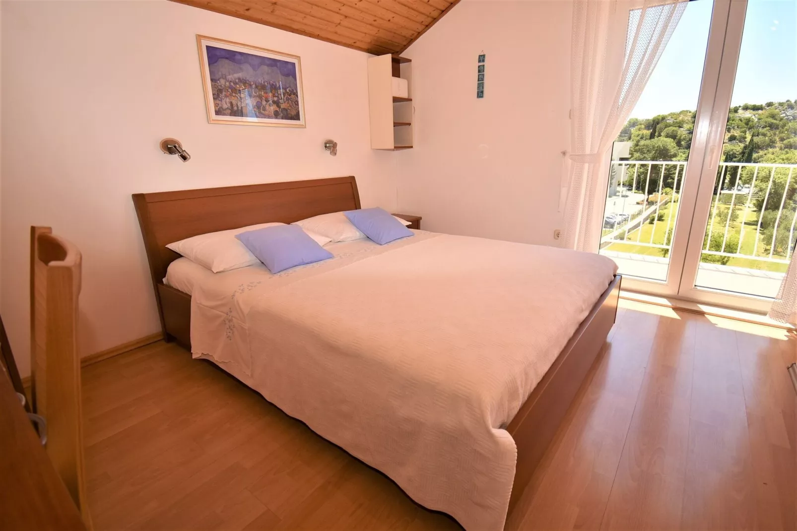 Guest House Kanjuo - Two Bedroom Apartment with Terrace and Garden View-Slaapkamer