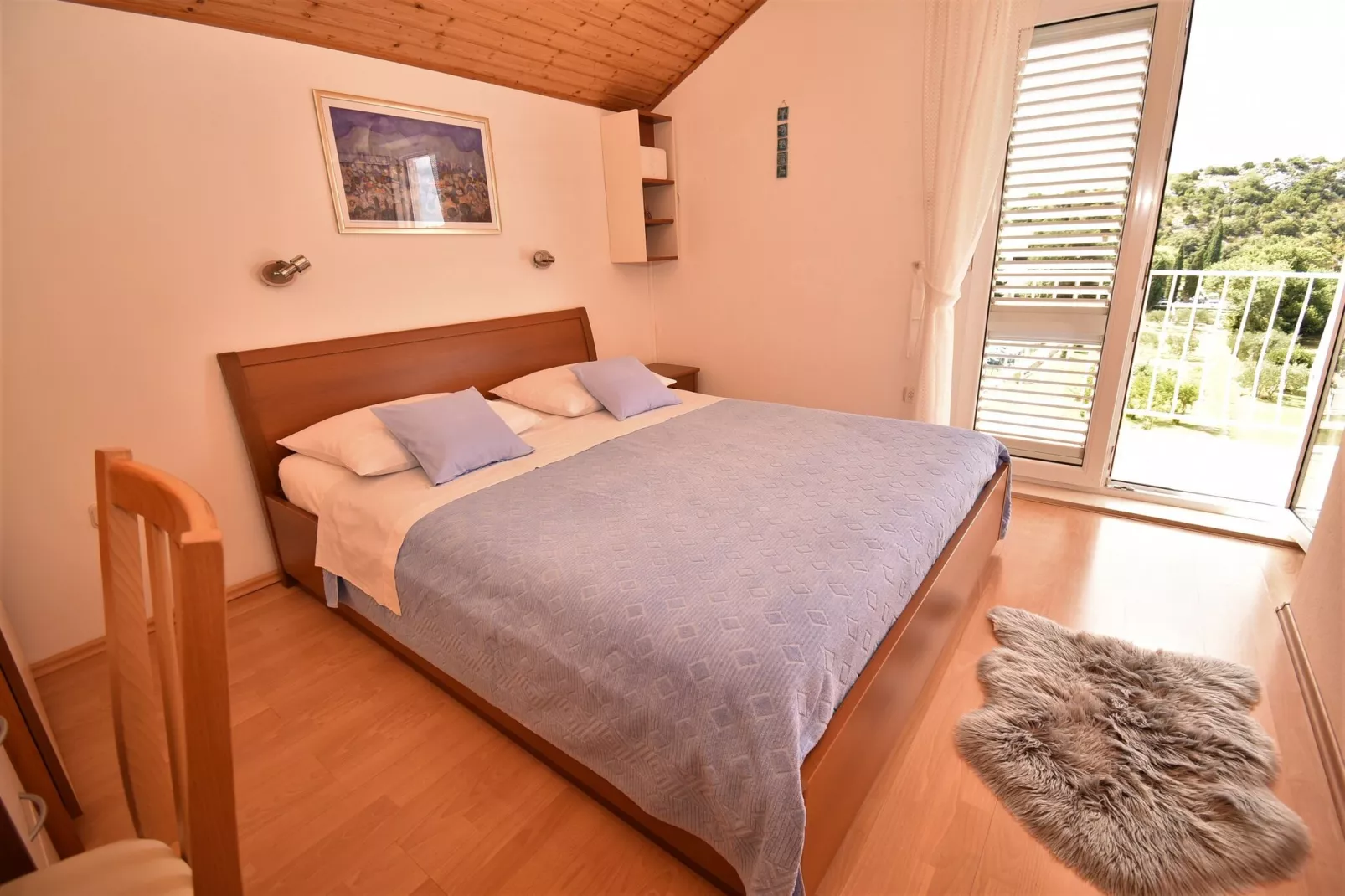 Guest House Kanjuo - Two Bedroom Apartment with Terrace and Garden View-Slaapkamer