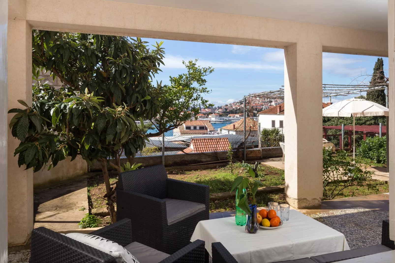 Sunset Bay Room - Double Room with Terrace and Partial Sea View-Terras