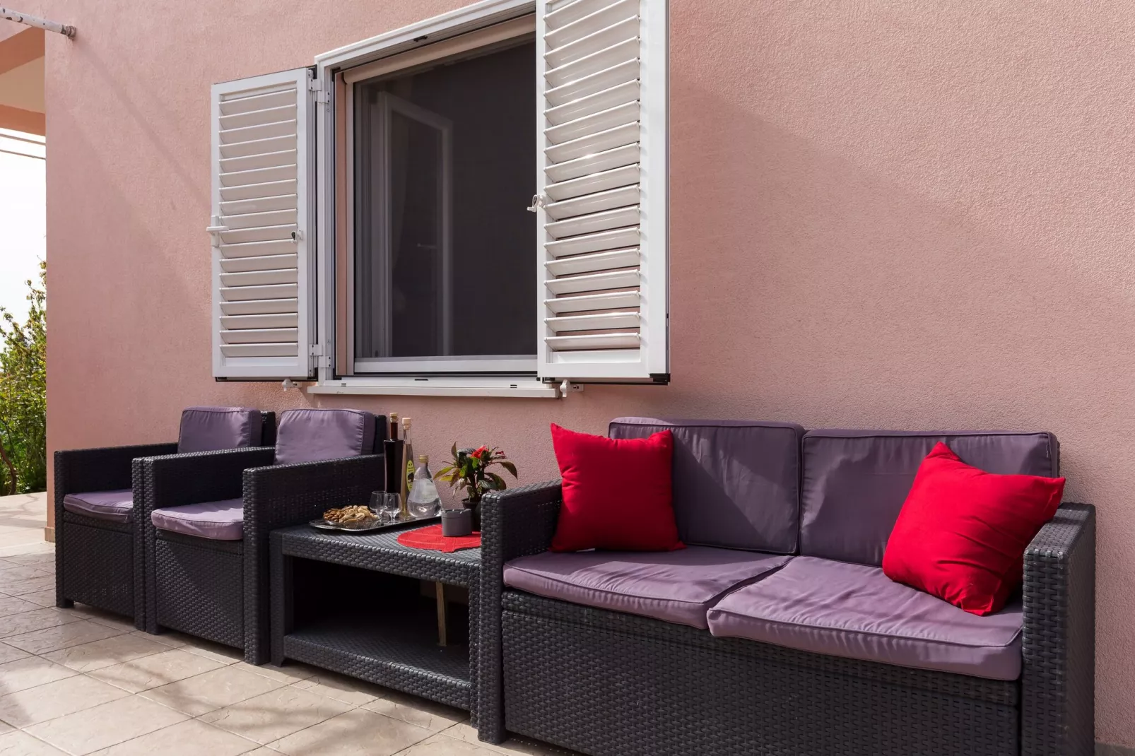 Apartment Ani - Two Bedroom Apartment with Terrace and Garden View-Terras