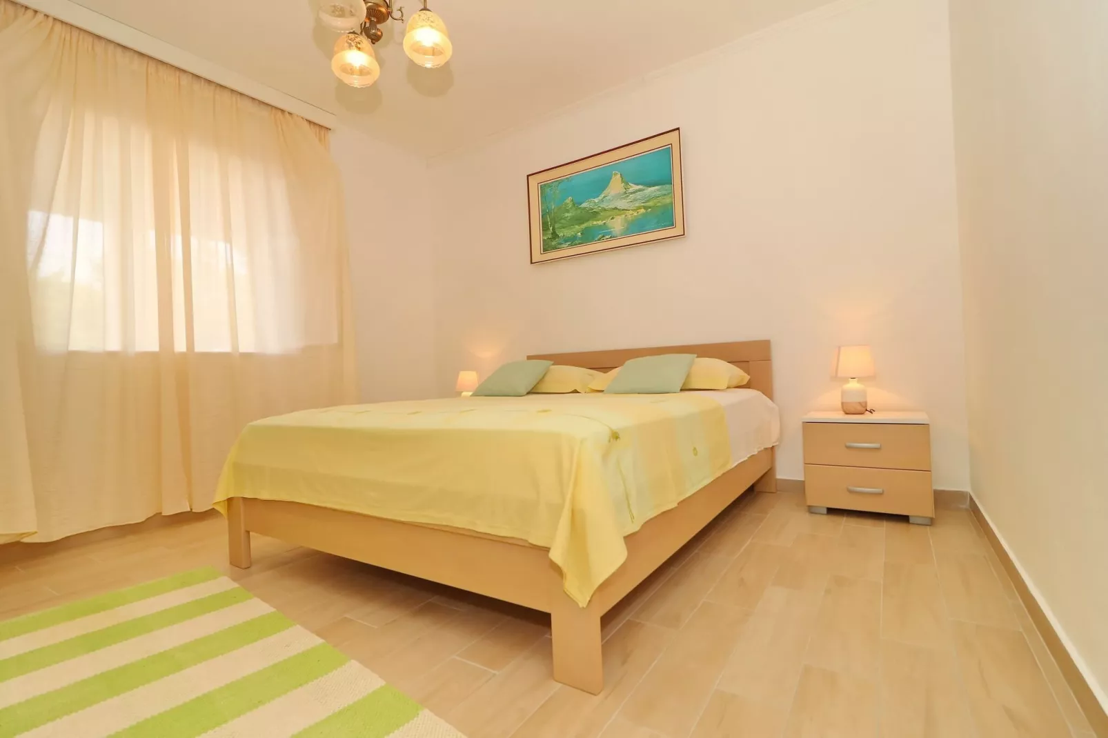 Apartments Villa Marijana - One Bedroom Apartment with Terrace and Garden View (Marijana 3)-Slaapkamer