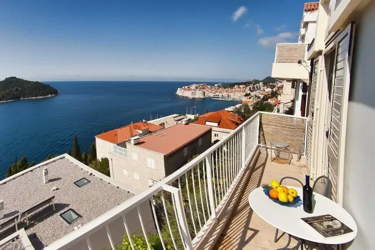 Apartments Sipa - Premium Two Bedroom Apartment with Balcony and Sea View (Apartman A)-Terrasbalkon