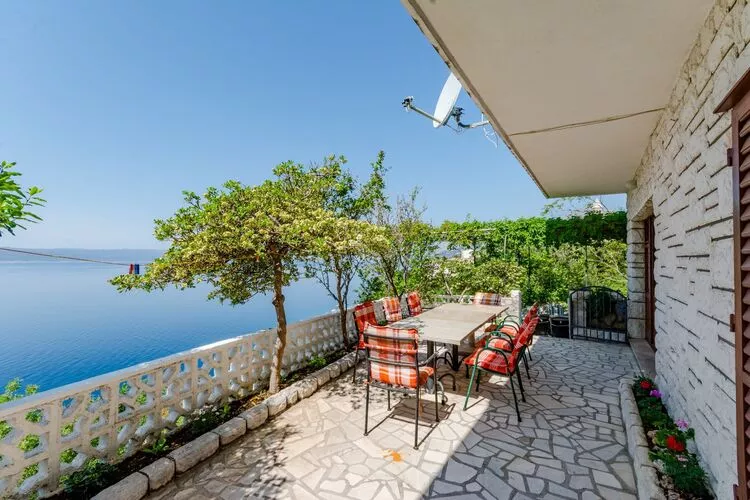 Villa Kosa - Two Bedroom Apartment with Terrace and Sea View (A1 Prizemlje)-Terras