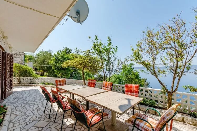 Villa Kosa - Two Bedroom Apartment with Terrace and Sea View (A1 Prizemlje)-Terras