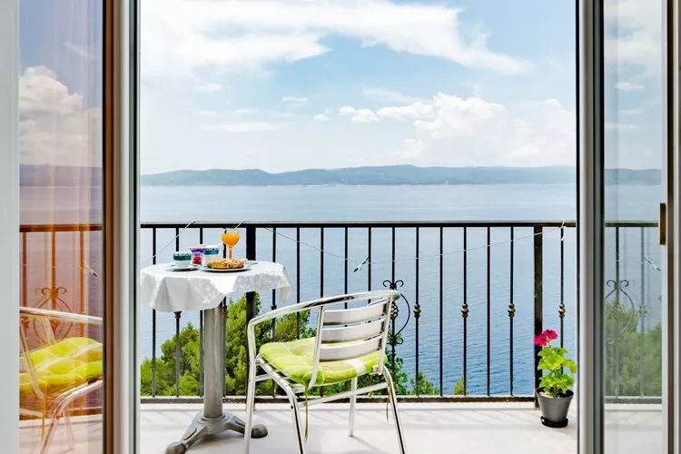 Villa Kosa - Two Bedroom Apartment with Balcony and Sea View (Roko)-Terrasbalkon