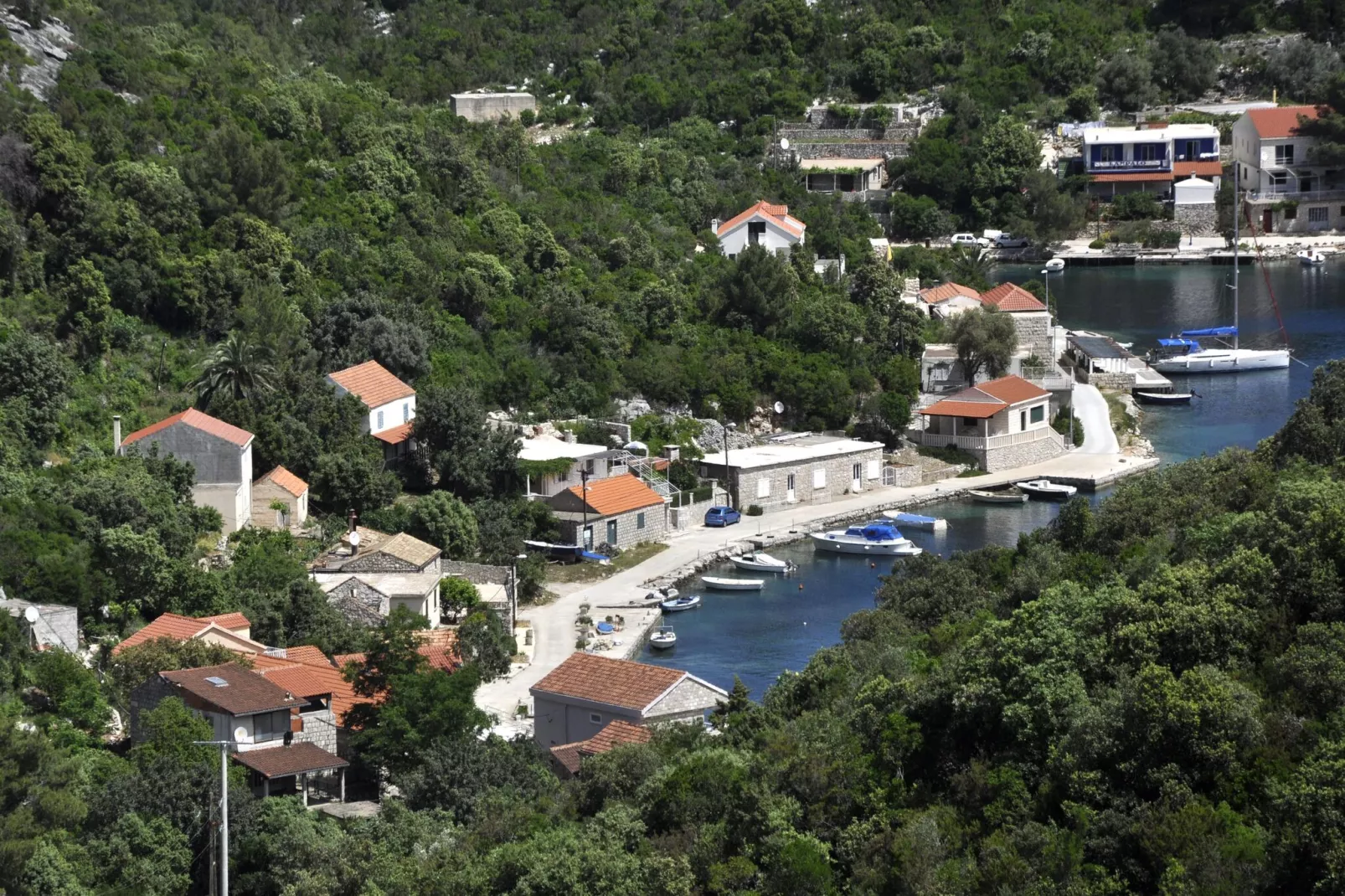 Apartment Danijela Mljet - Studio Apartment with Balcony and Sea View-Buitenlucht