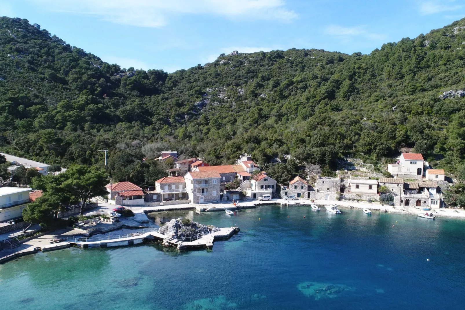 Apartment Danijela Mljet - Studio Apartment with Balcony and Sea View-Uitzicht