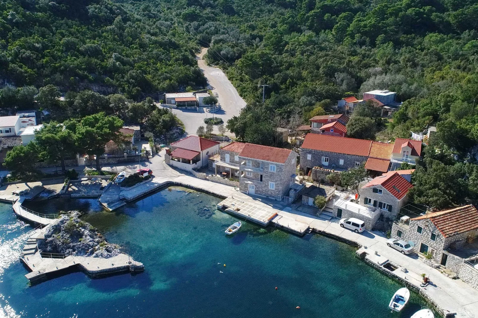 Apartment Danijela Mljet - Studio Apartment with Balcony and Sea View-Uitzicht