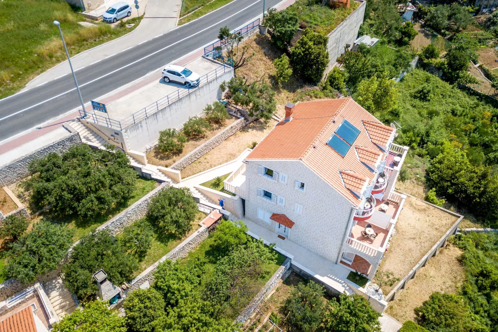 Villa Panorama - Plat (A2) - Superior One Bedroom Apartment with Terrace and Sea View-Buitenlucht