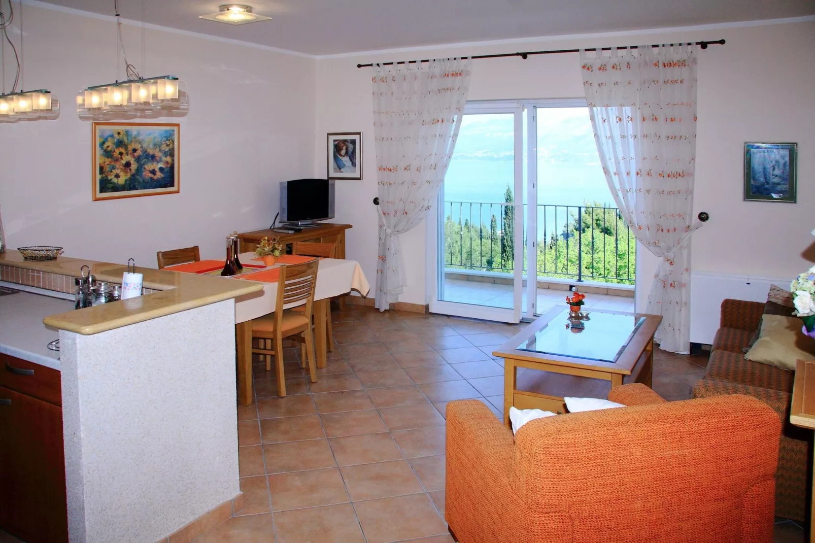 Villa Alegria Cavtat - One Bedroom Apartment with Balcony and Sea View (Apartment A)