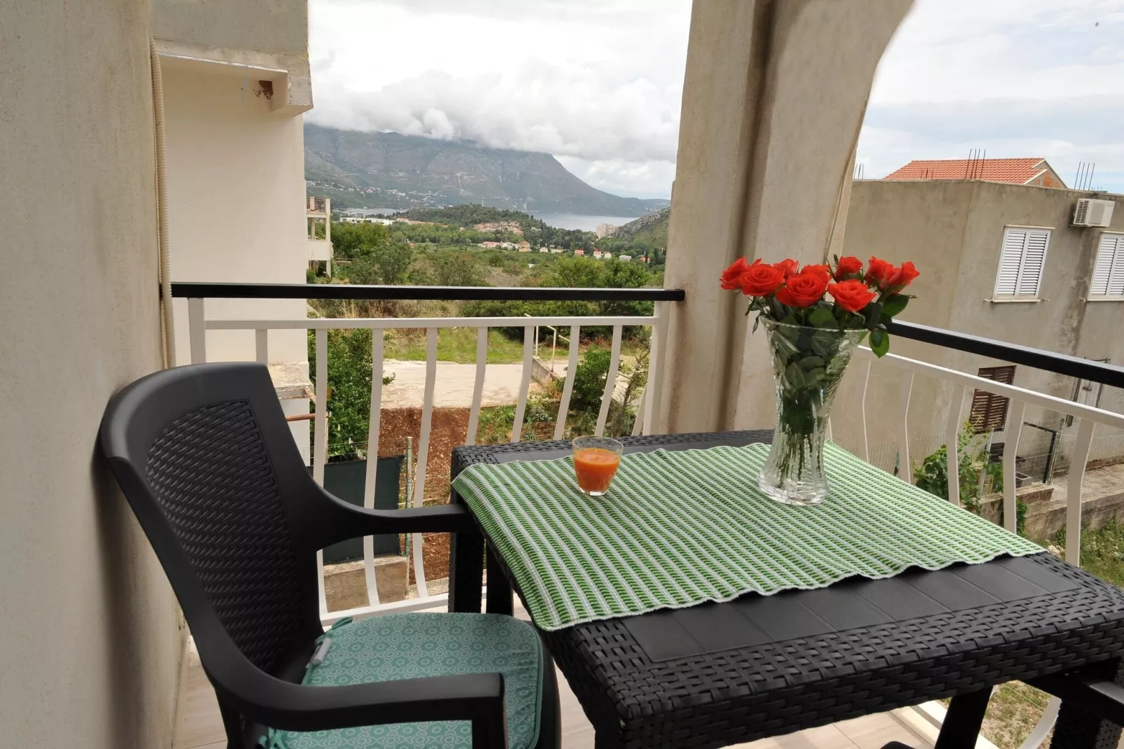 Apartments Sea Star (Mlini) - One Bedroom Apartment with Balcony (A2)-Terrasbalkon