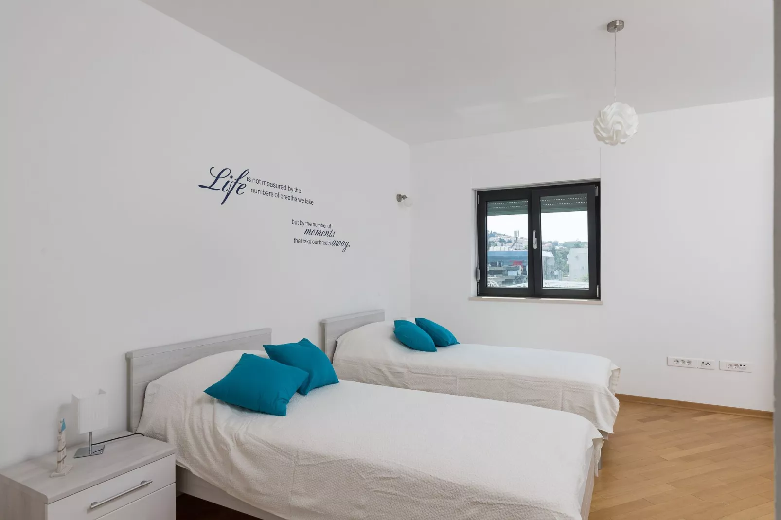 Apartment Dubrovnik Clouds - Two Bedroom Apartment with Balcony and City View-Slaapkamer