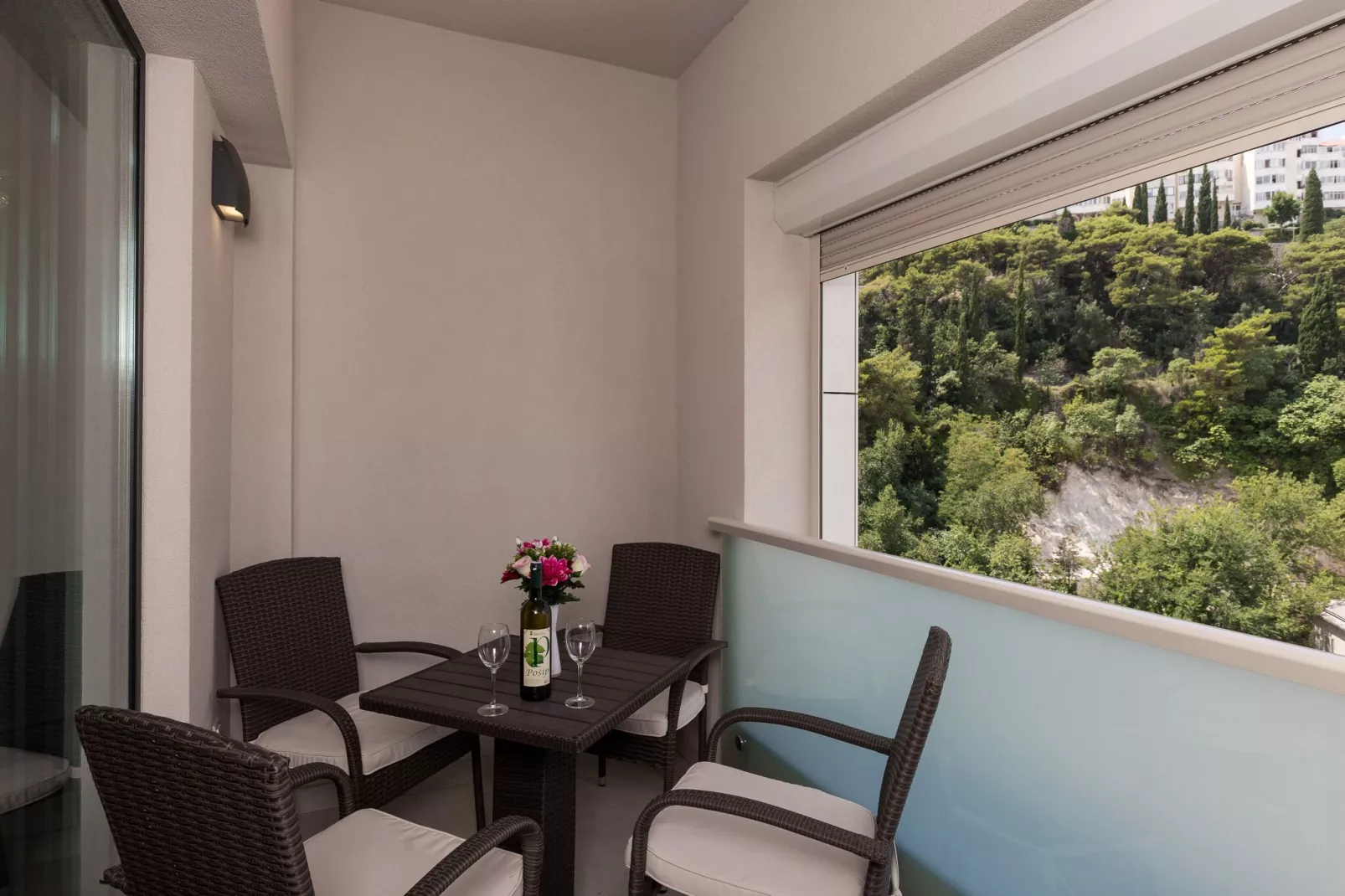 Apartment Dubrovnik Clouds - Two Bedroom Apartment with Balcony and City View-Terrasbalkon