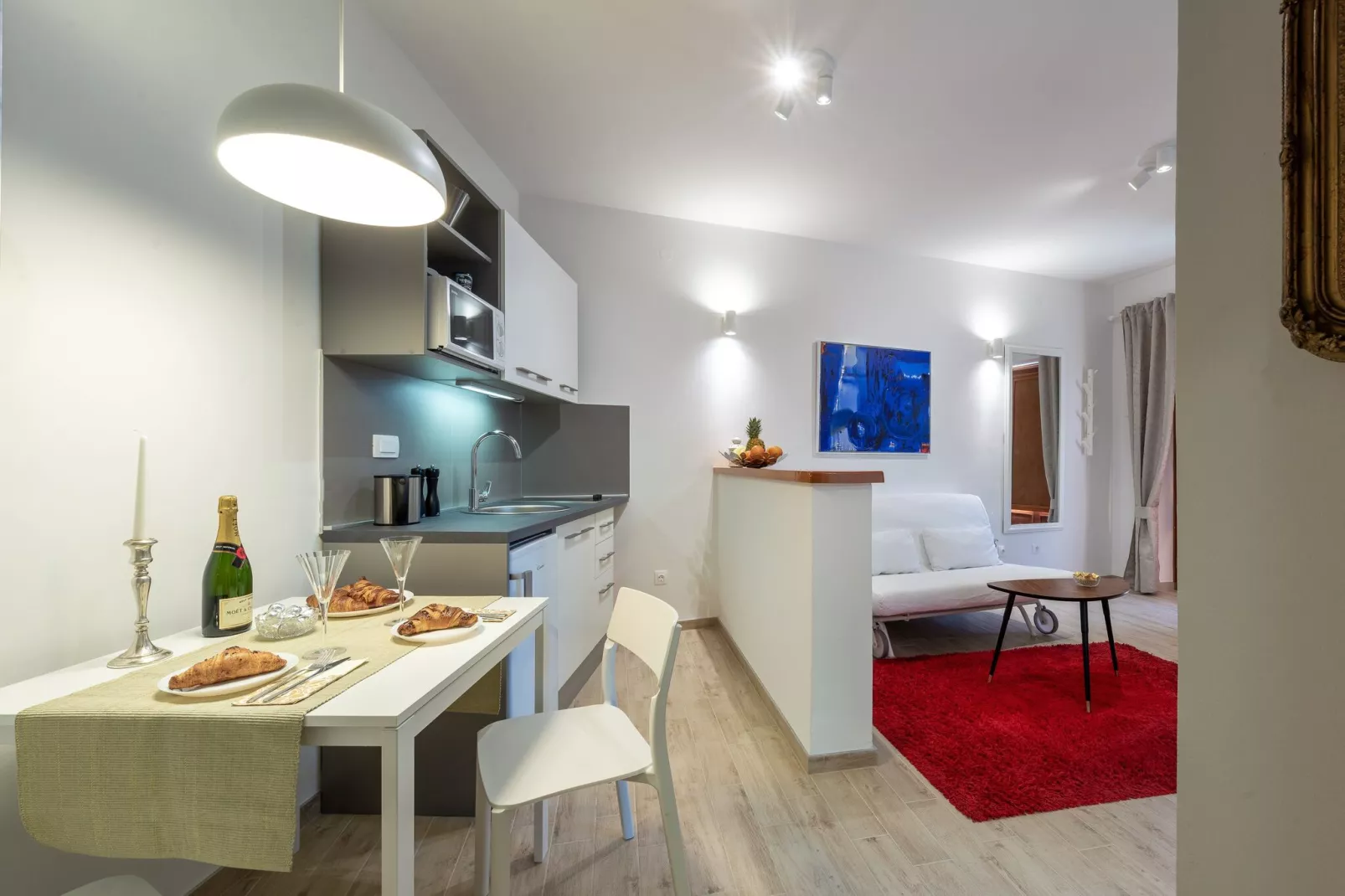 Romance Apartments Dubrovnik - One Bedroom Apartment with Terrace (R1)-Keuken