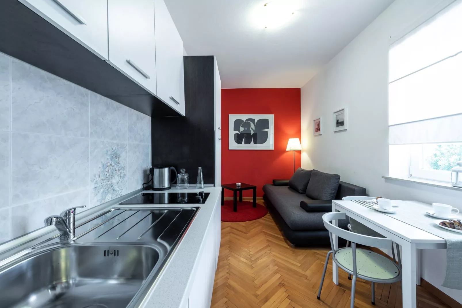 Romance Apartments Dubrovnik - One Bedroom Apartment with Terrace (R2)-Keuken