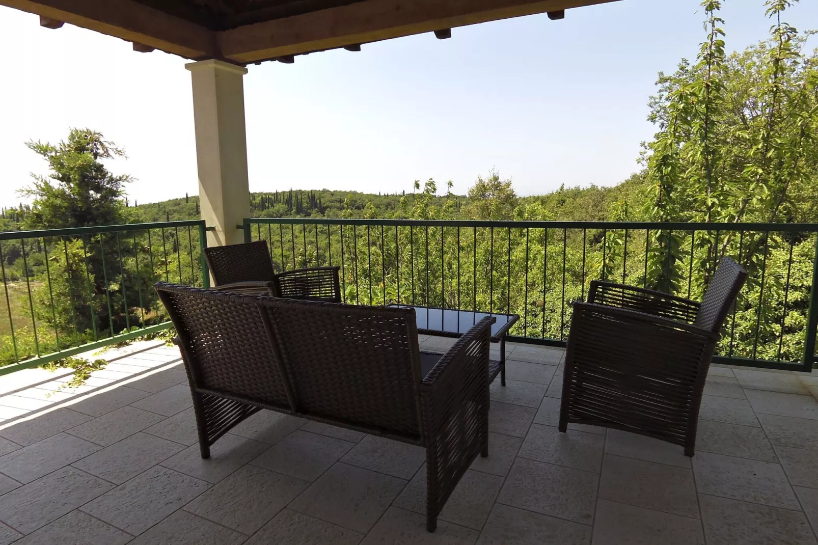 Villa Skylight - Two Bedroom Villa & Studio with Private Swimming Pool, Garden and Sea View-Terras