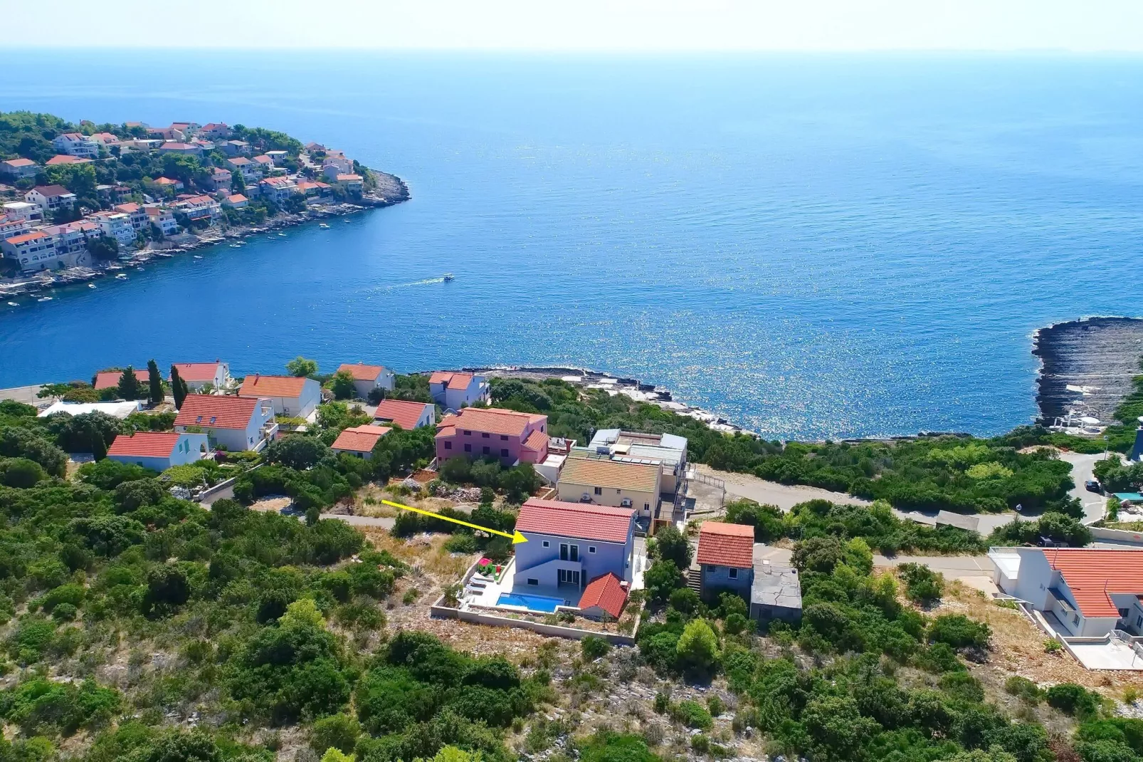 Villa Lavanda Korčula - Five Bedroom Villa with Pool and Sea View-Uitzicht