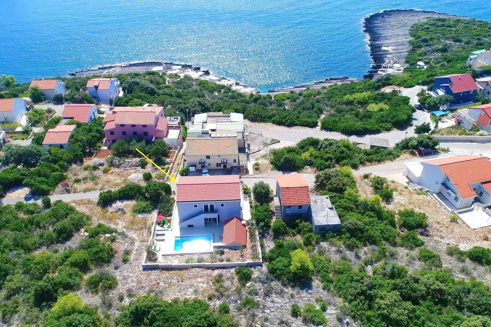 Villa Lavanda Korčula - Five Bedroom Villa with Pool and Sea View-Uitzicht