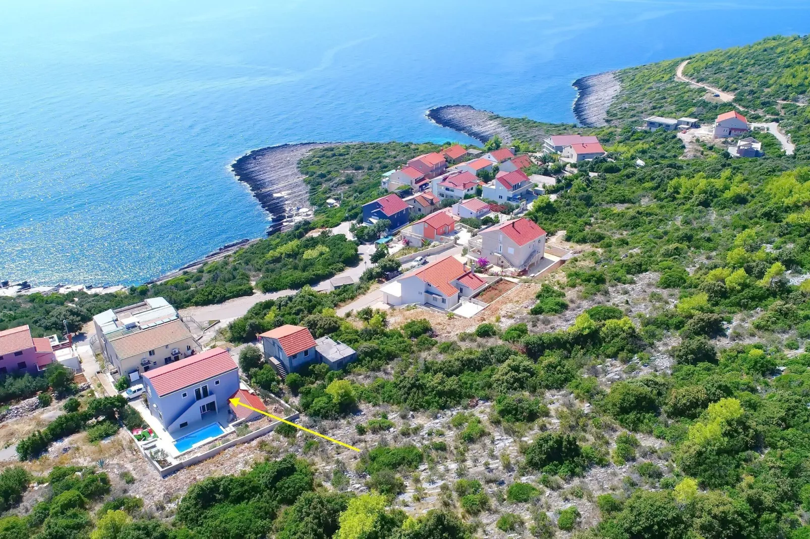 Villa Lavanda Korčula - Five Bedroom Villa with Pool and Sea View-Uitzicht