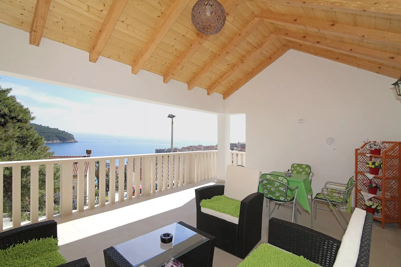 Room & Studios Rina - Double Room with Patio-Terras