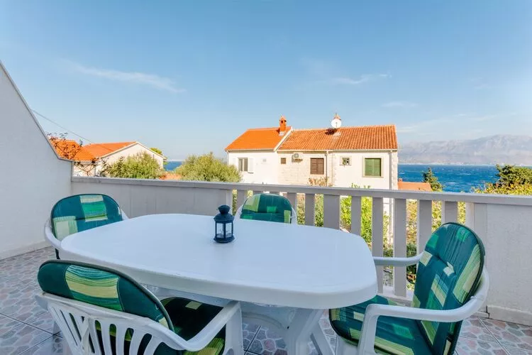 Villa Stella - Two Bedroom Apartment with Terrace and Sea View (Stella)-Terrasbalkon