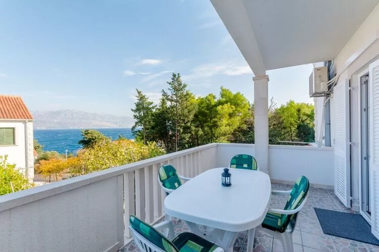 Villa Stella - Two Bedroom Apartment with Terrace and Sea View (Stella)-Terrasbalkon