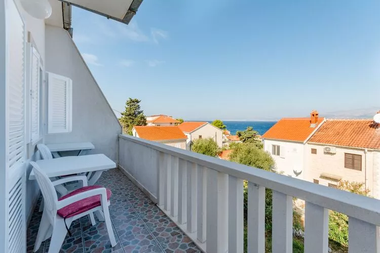 Villa Stella - Two Bedroom Apartment with Balcony and Sea View (Carla)-Terrasbalkon