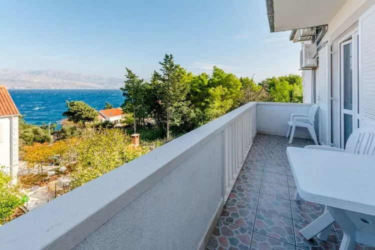 Villa Stella - Two Bedroom Apartment with Balcony and Sea View (Carla)-Terrasbalkon