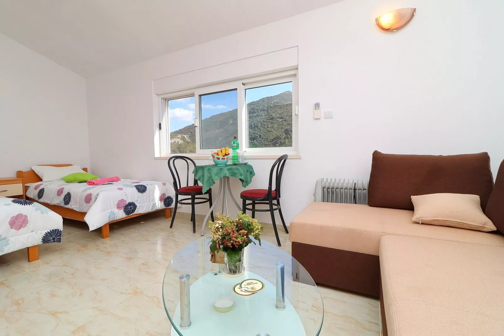 Apartment Belin Mljet - One Bedroom Apartment with Terrace and Sea View-Slaapkamer