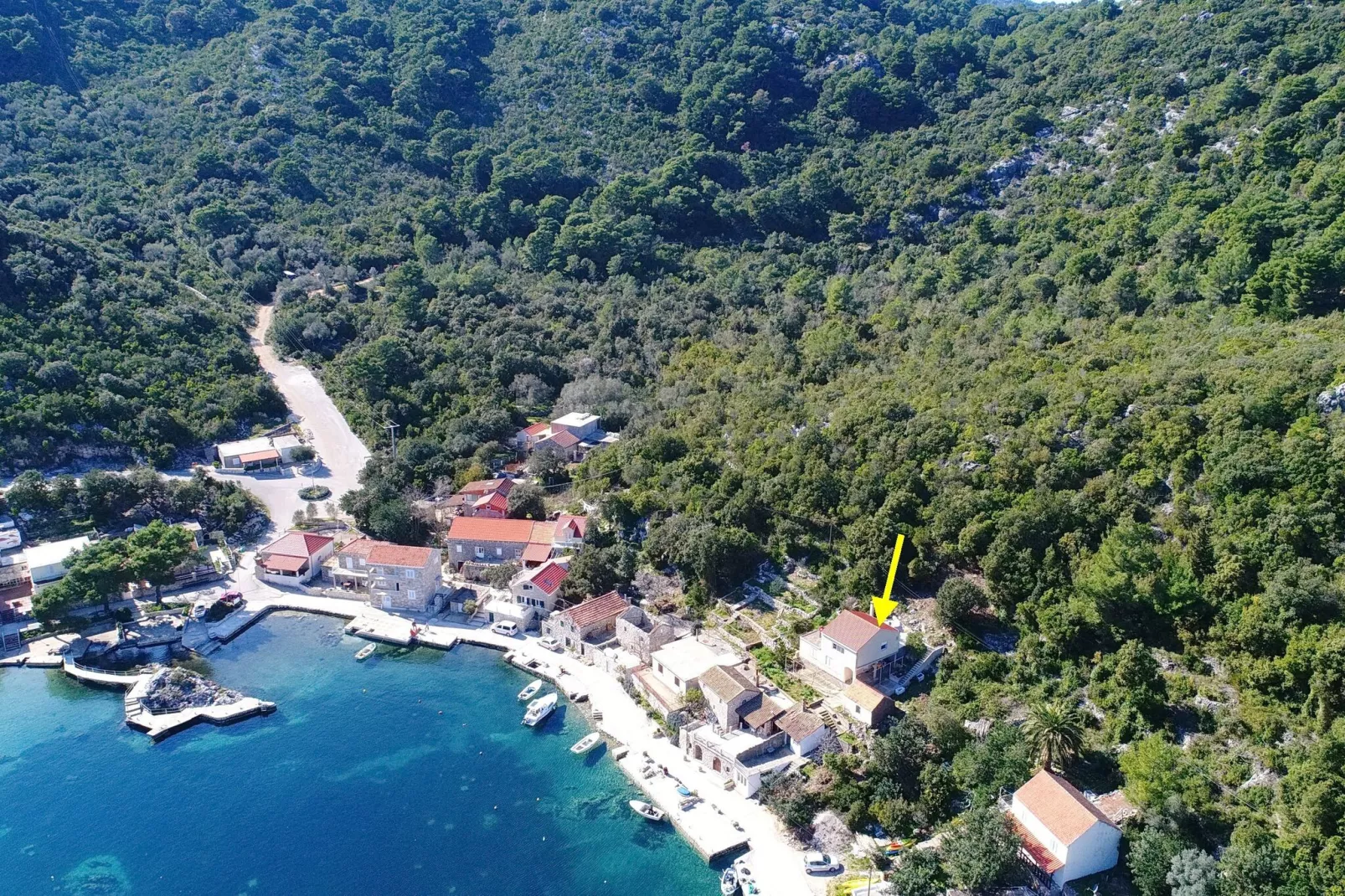 Apartments Belin Mljet - Studio Apartment with Terrace and Sea View-Buitenlucht