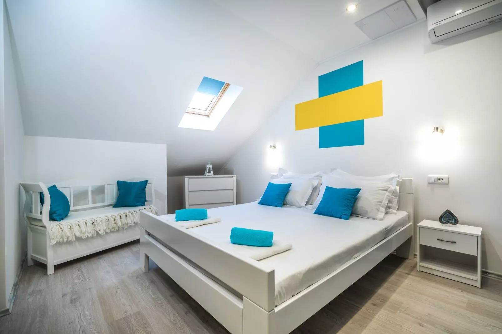 Apartments Sunshine Home - Studio Apartment-Slaapkamer