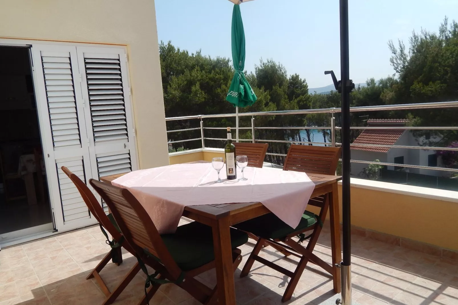 Apartments Mimose - Two Bedroom Apartment with Terrace and Sea View ( Lile)