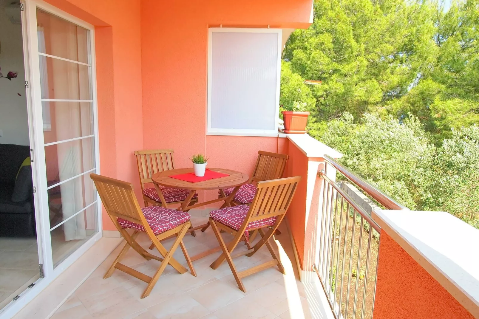 Apartments Villa Rea Orebić - One Bedroom Apartment with Terrace ( 3 )-Terras