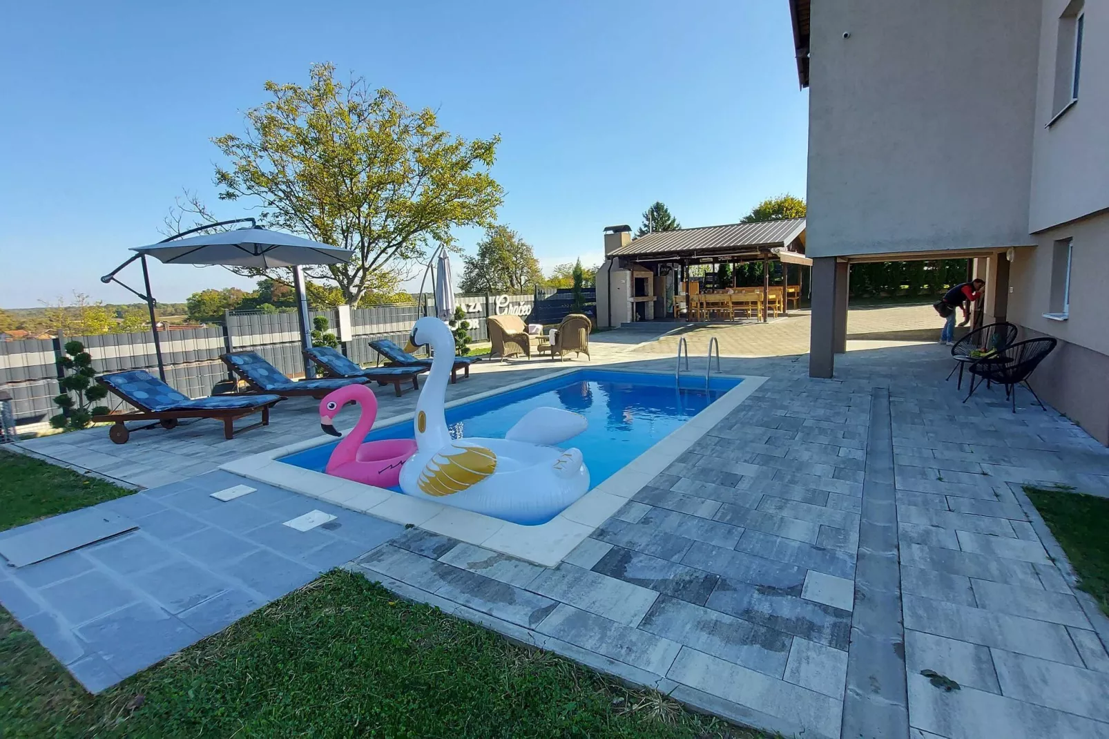 Holiday Home Gračec - Three  Bedroom Holiday Home with swimming pool-Zwembad