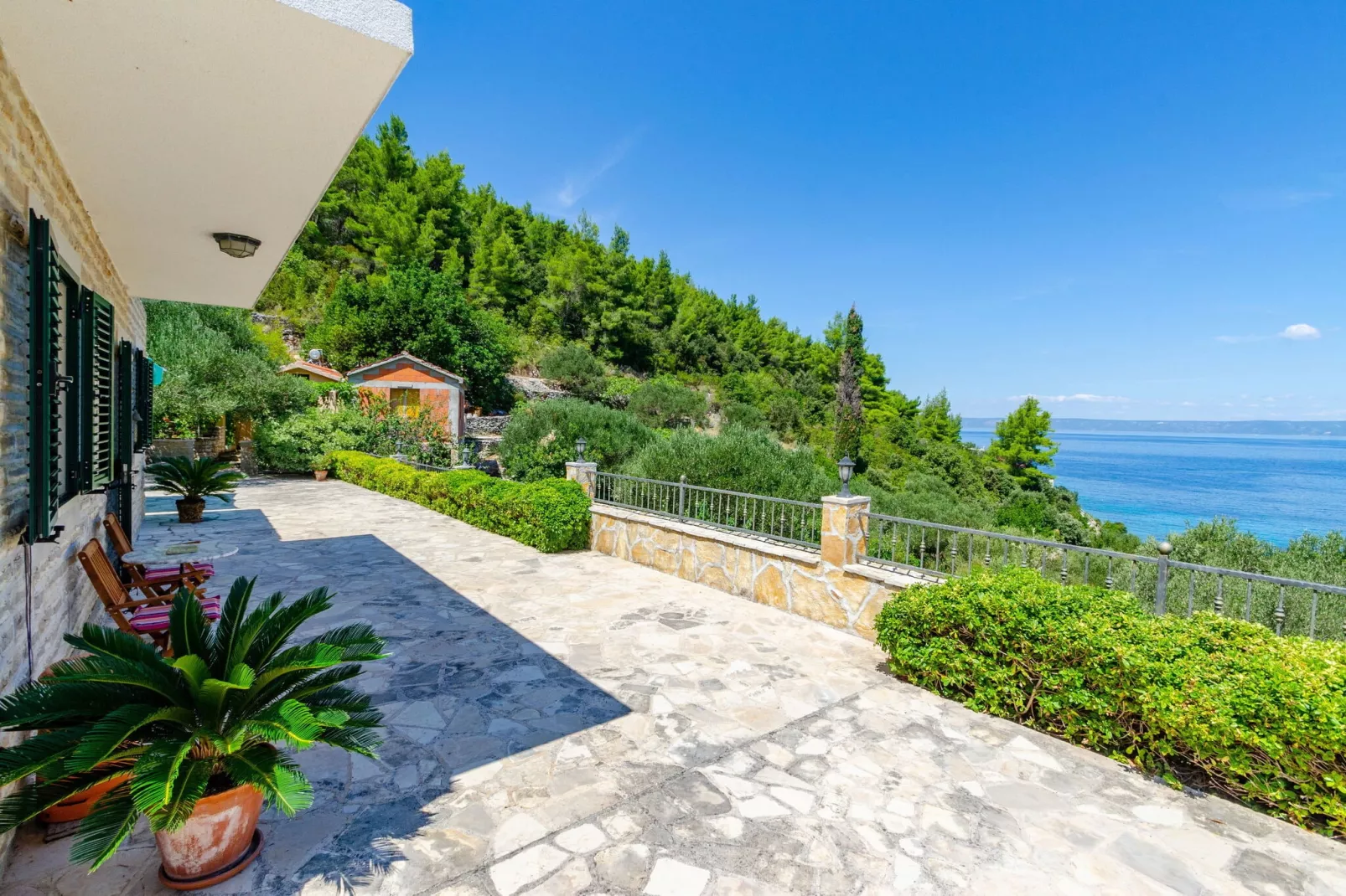 Vacation House Marija, Korčula-Two Bedroom Holiday Home with Terrace and Sea View-Terras