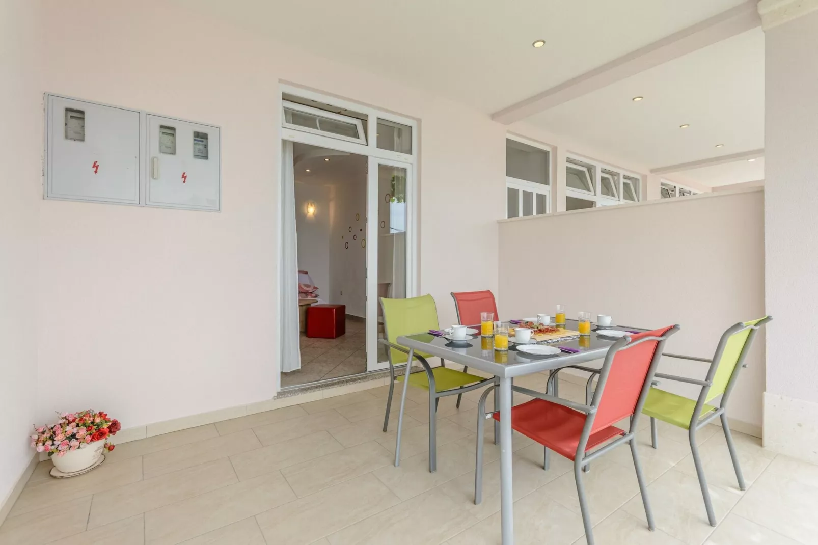 Apartments Hope (Dugi Rat) - Comfort OneBedroom Apartment with Terrace and Sea View (A1)-Terras