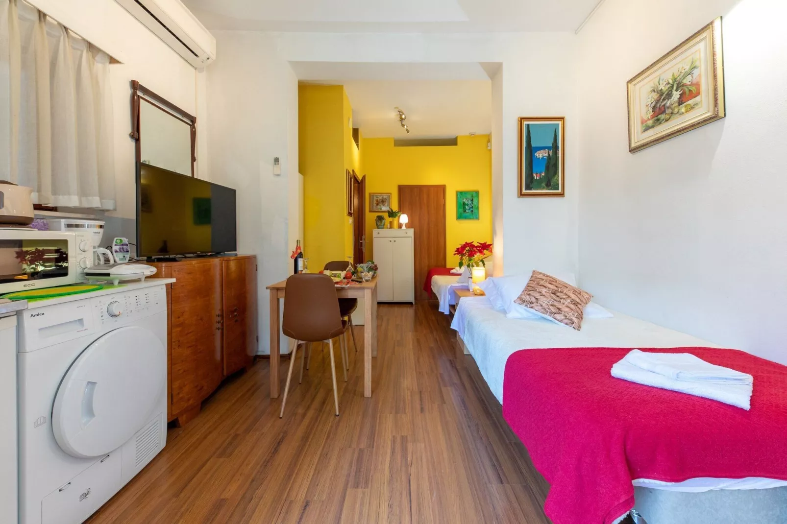 Apartments Studio Dubrovnik Beach Area-Studio Apartment-Slaapkamer