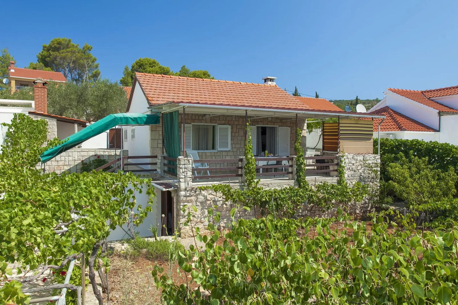 Holiday Home Neda-Three Bedroom Holiday Home with Terrace and Sea View-Buitenlucht