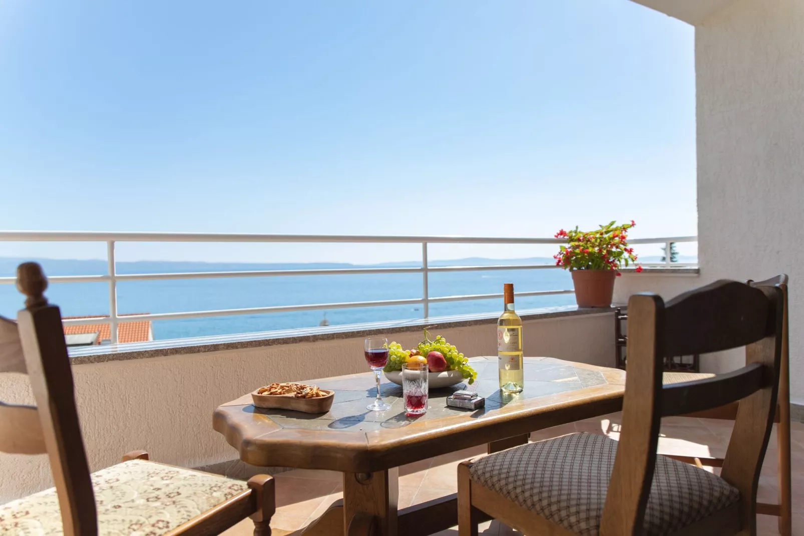 Apartments Sunrise ( Duilovo ) -Superior Three Bedroom Apartment with Sea View Terrace-Terras