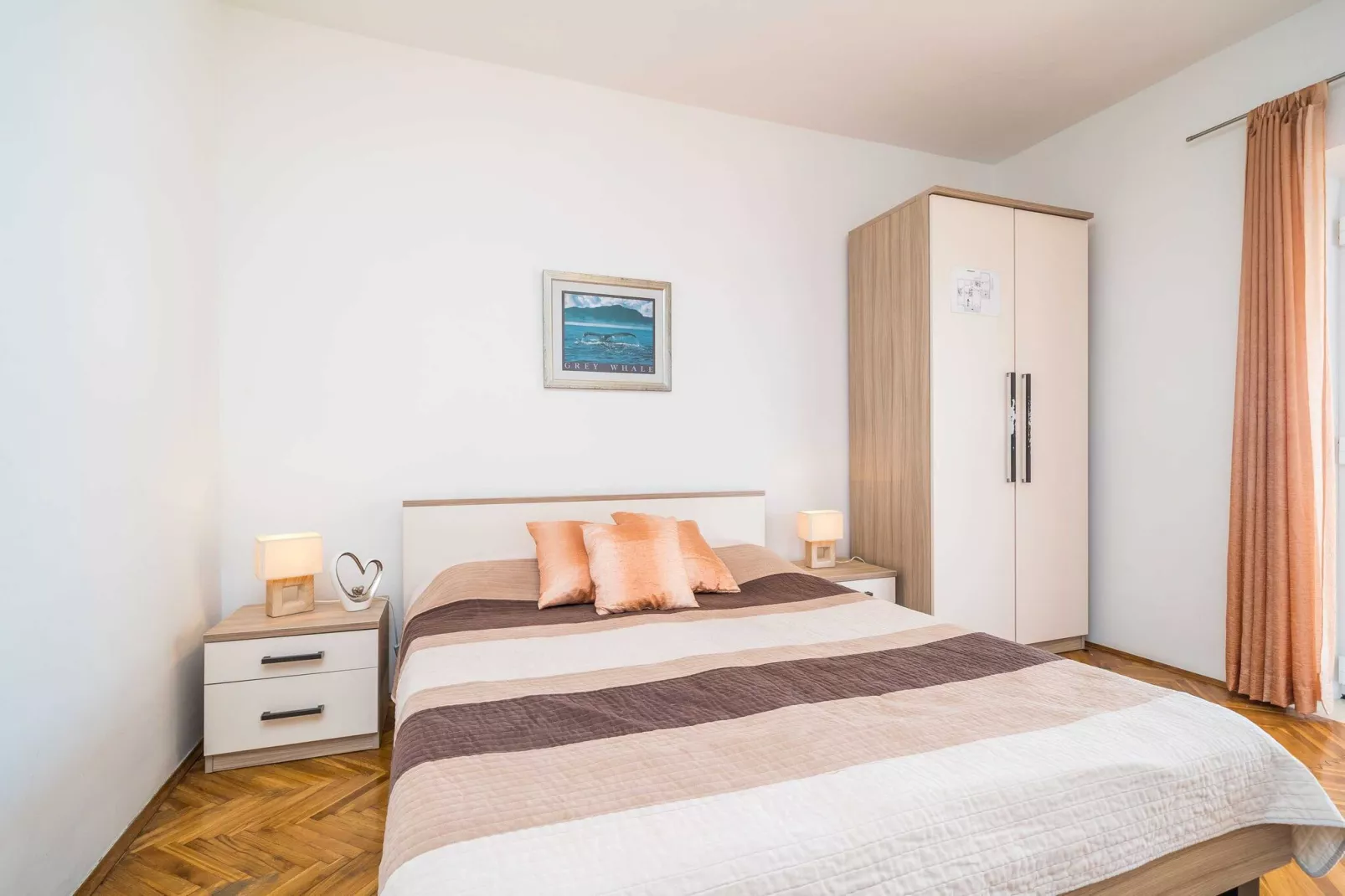 Apartments Marnic Blue Chill- Comfort Studio Apartment-Slaapkamer