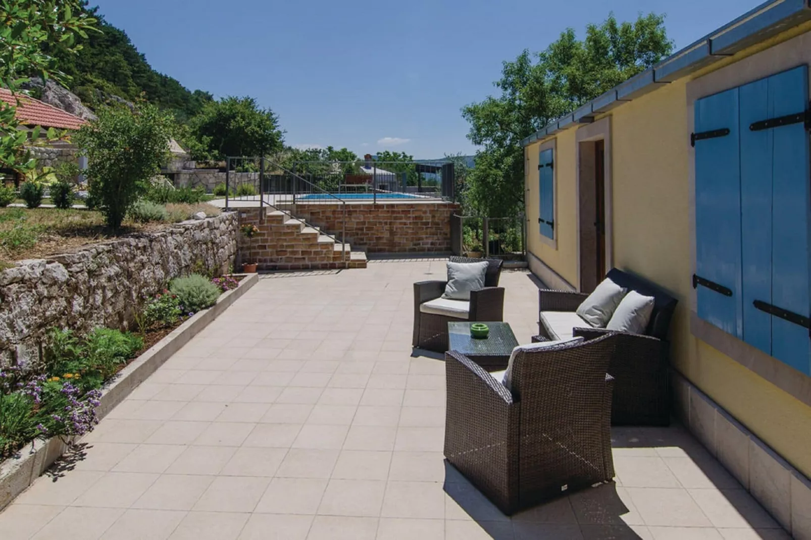 Holiday Home Stari Zoganj - Two Bedroom Holiday Home with Terrace and Swimming Pool-Terras