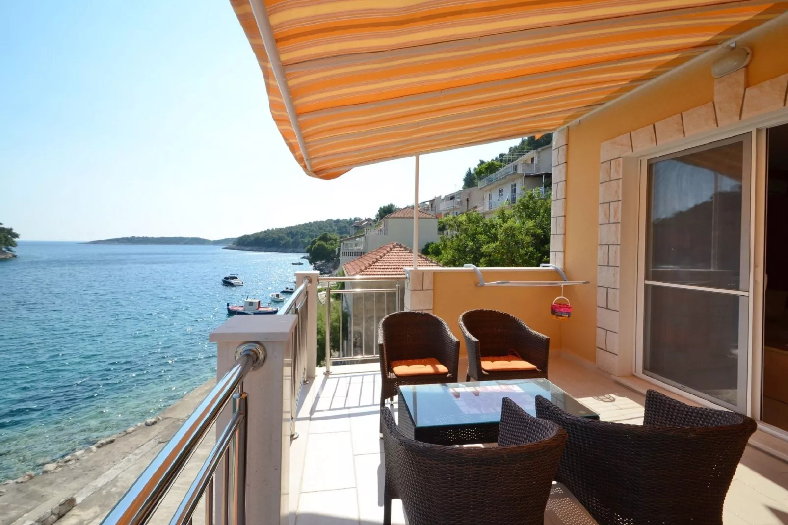 Apartments Korčula - Two Bedroom Apartment with Terrace and Sea View (Coral)-Uitzicht