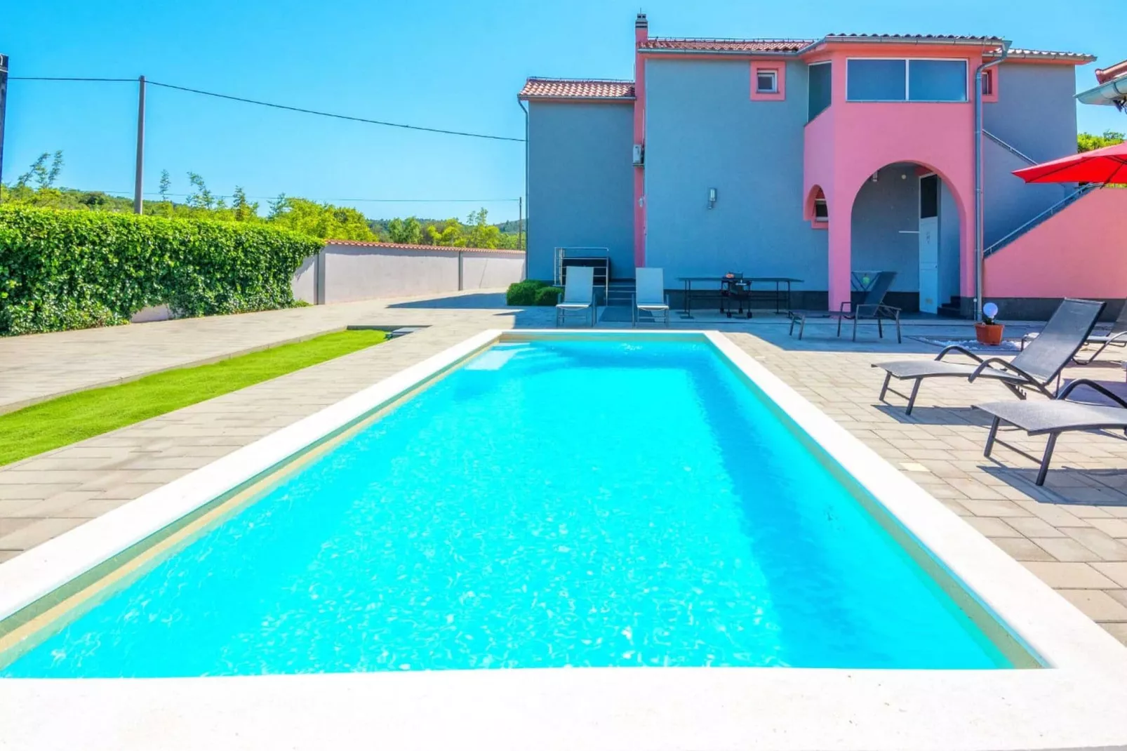 Holiday Home Marinela - Four Bedroom Holiday Home with Swimming Pool-Buitenlucht