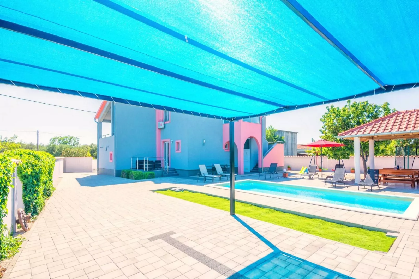 Holiday Home Marinela - Four Bedroom Holiday Home with Swimming Pool-Buitenlucht