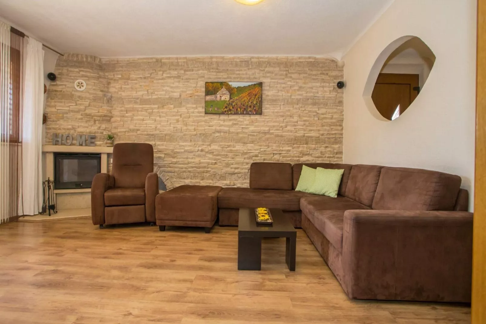 Apartments Andre Poreč - Two Bedroom Apartment with Terrace and Pool (Andre)-Woonkamer