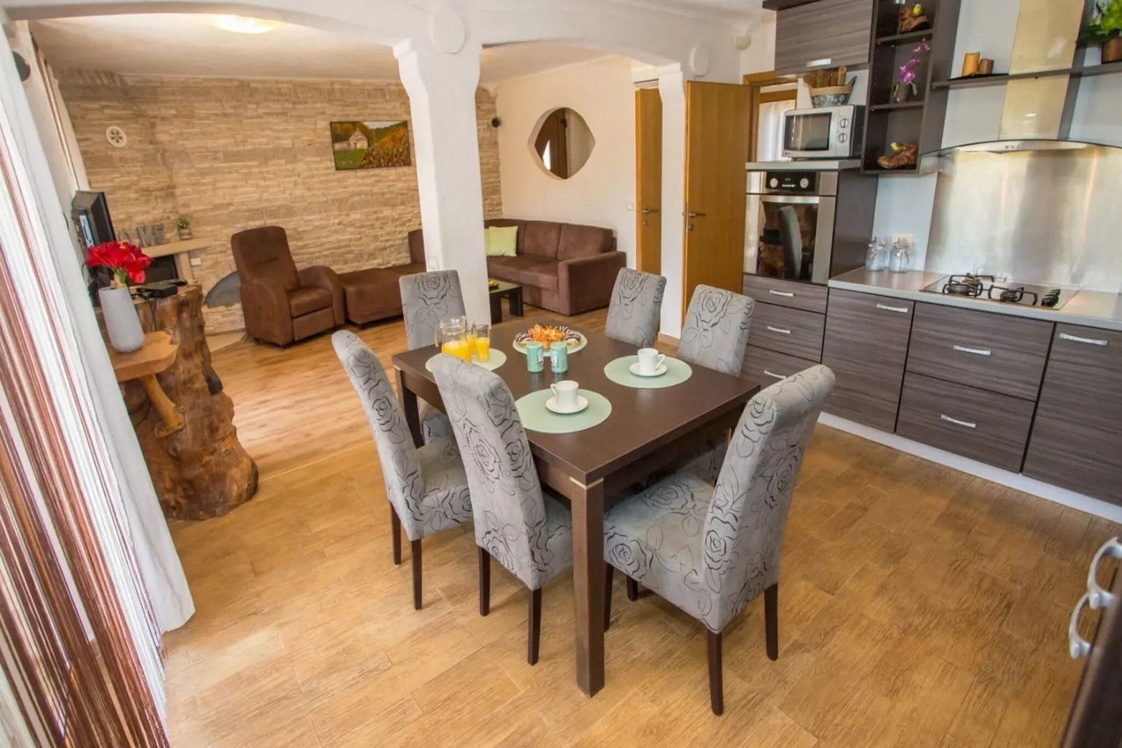 Apartments Andre Poreč - Two Bedroom Apartment with Terrace and Pool (Andre)-Keuken