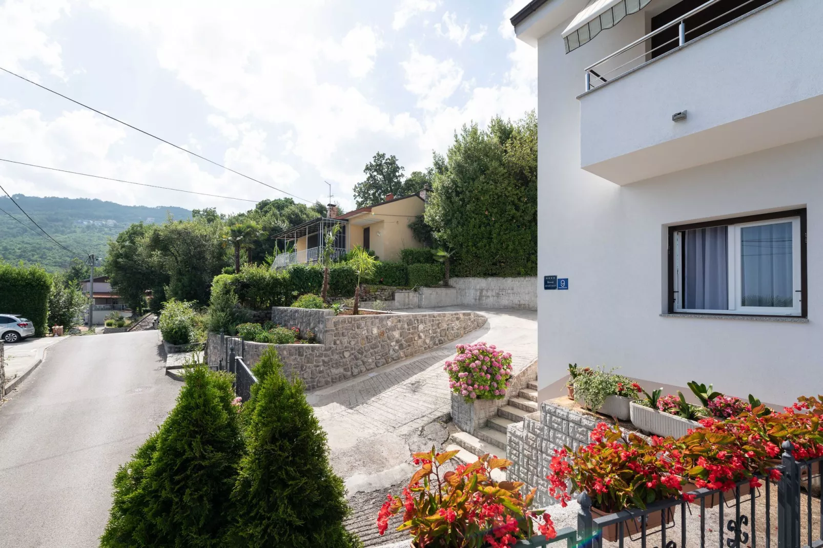 Apartment Sanja Opatija - Two bedroom apartment with Terrace and sea view-Buitenlucht