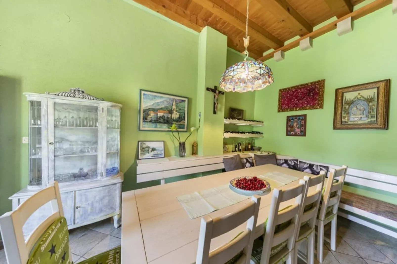 Villa Gradi-Five Bedroom Villa with outdoor Pool-Eetkamer